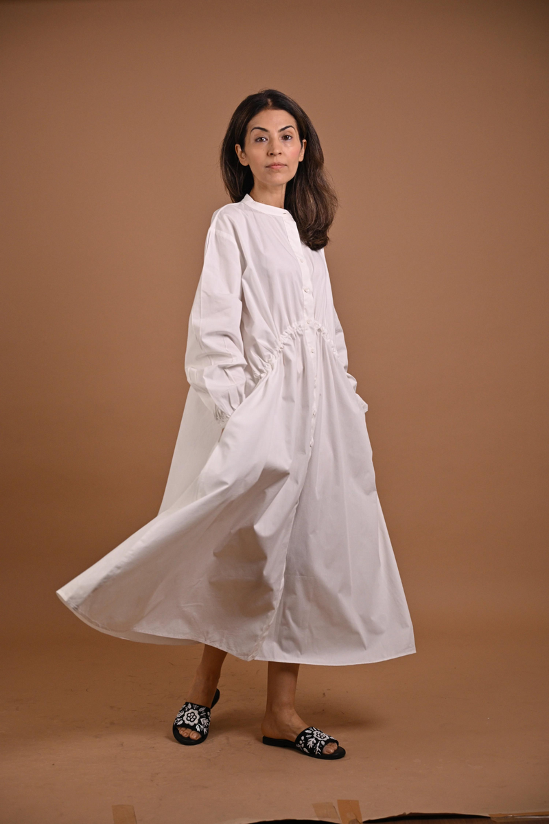 PLAIN JANE DRESS - WHITE