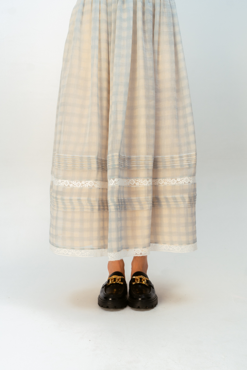 CLOUDBOUND SKIRT mul skirt by Ode to Odd in blue for women in Singapore
