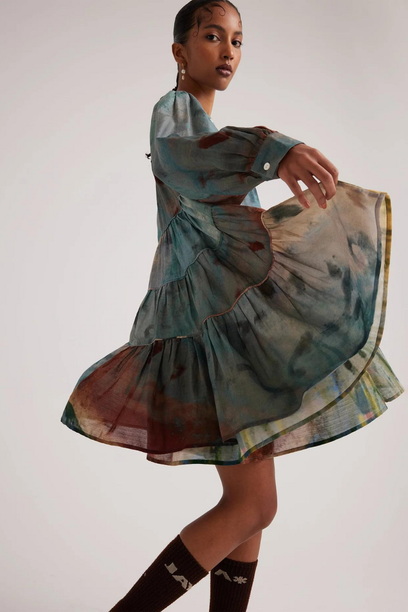 Tier Dress-Valley cotton by CORD for women in Singapore