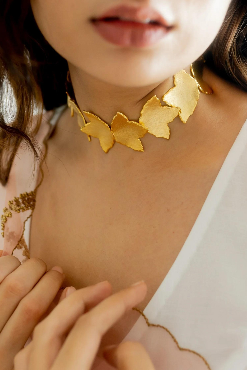 Mogra Patti Choker by Aarjavee for women in Singapore