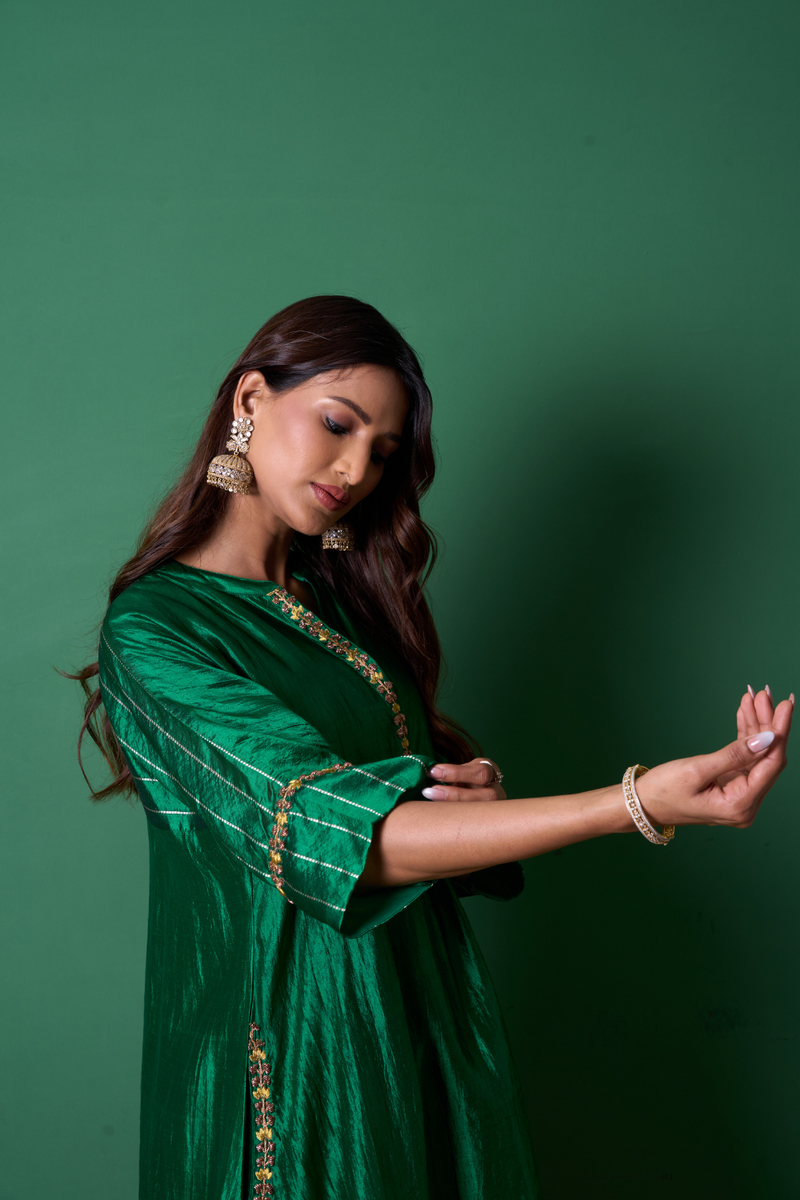 Radiance Kurta Set - Emerald