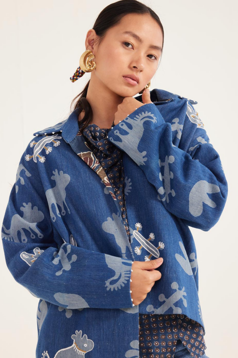 Iris Reversible Jacket silk by JodiLife for women in Singapore