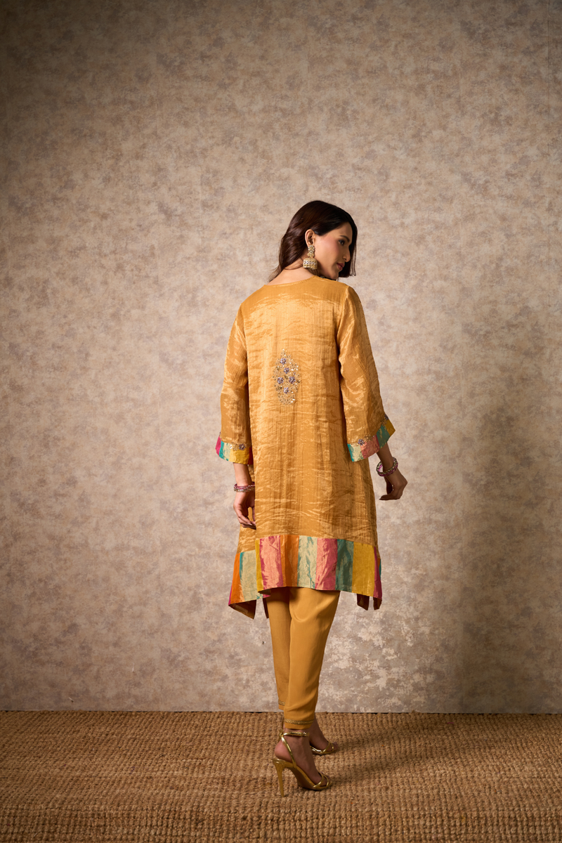 Zing Kurta Set - Ochre