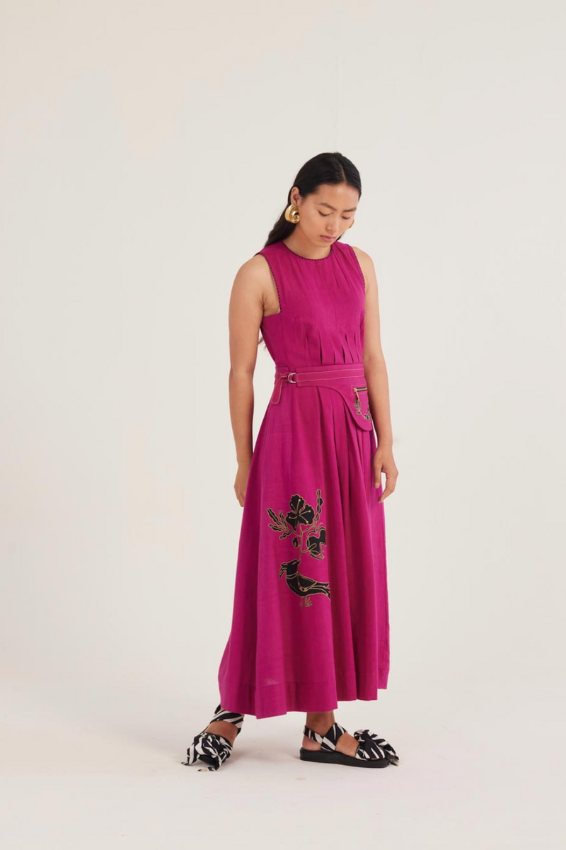 Tai Handloom Day Dress cotton by JodiLife for women in Singapore