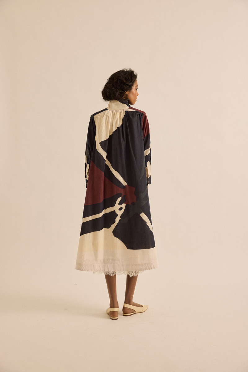 Earthbound Dress mul dress by Khara Kapas in multicolor for women in Singapore