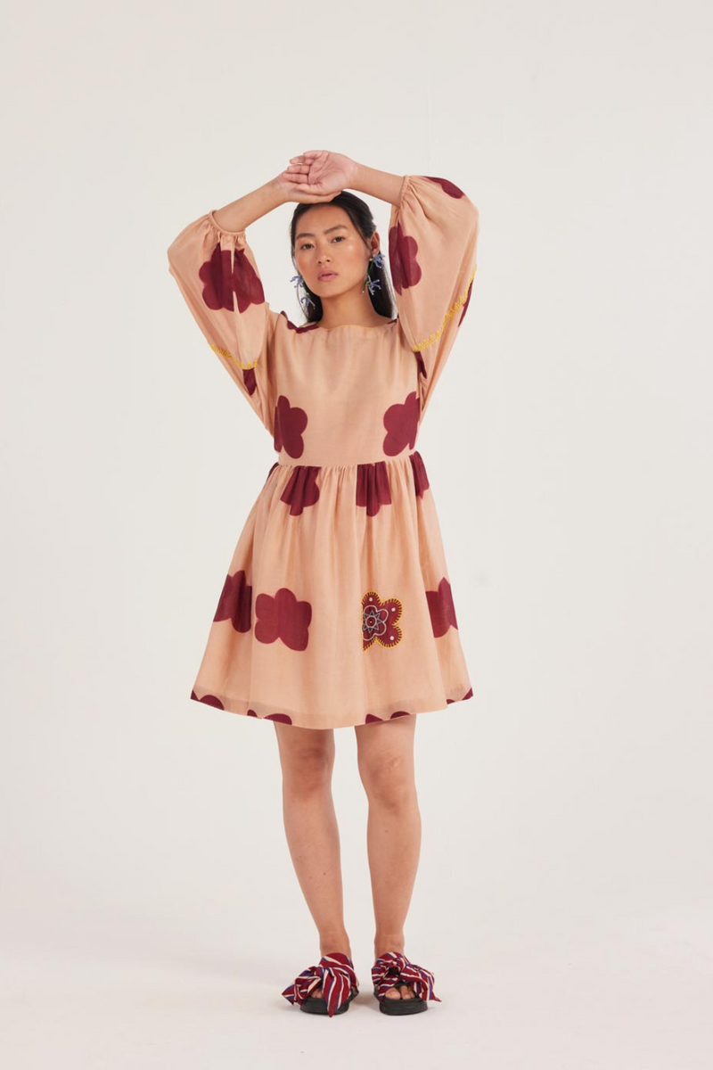 Nama Short Dress chanderi by JodiLife for women in Singapore