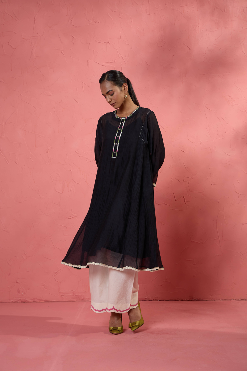 Zoya Set 2 cotton cambric light kurta set by AAVIDI in multicolor for women in Singapore