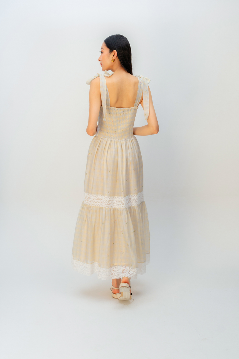 DREAMING YOU DRESS mul dress by Ode to Odd in blue for women in Singapore