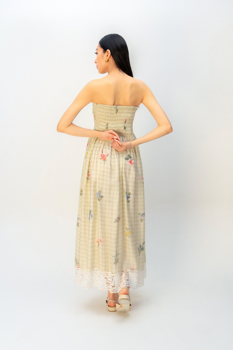 MEADOW DRESS mul dress by Ode to Odd in green for women in Singapore