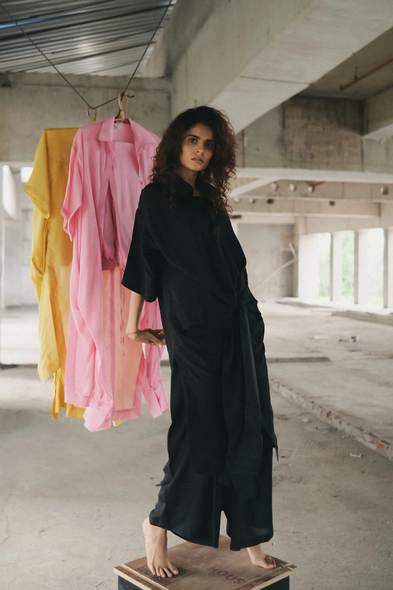 Roha Shirt Set silk Buy Roha Shirt Set from C&W | Co-Ord Sets for Women by Ituvana for women in Singapore