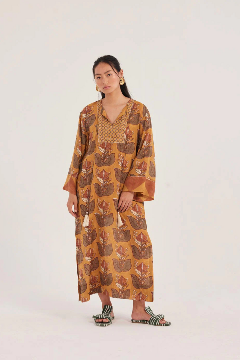 Dani Kaftan Dress silk by JodiLife for women in Singapore