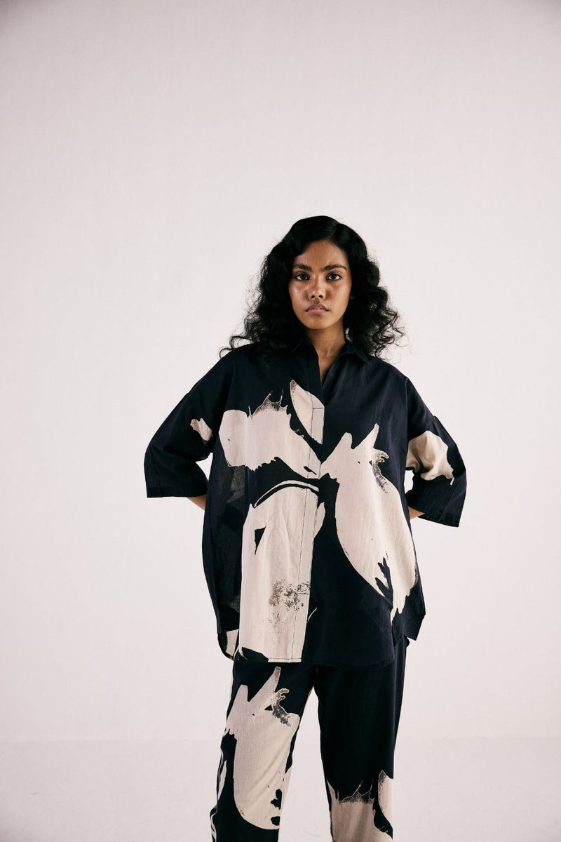 TREASURES OF BLISS CO ORD SET cotton by Khara Kapas in black for women in Singapore