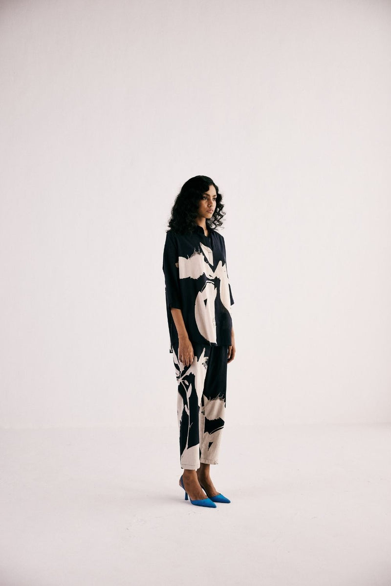 TREASURES OF BLISS CO ORD SET cotton by Khara Kapas in black for women in Singapore