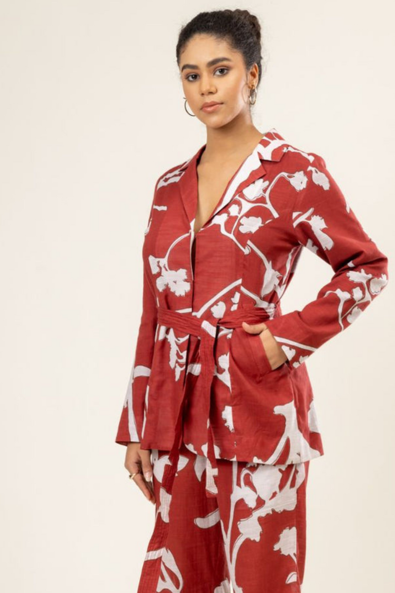 SYBIL PRINTED JACKET by Doodlage for women in Singapore