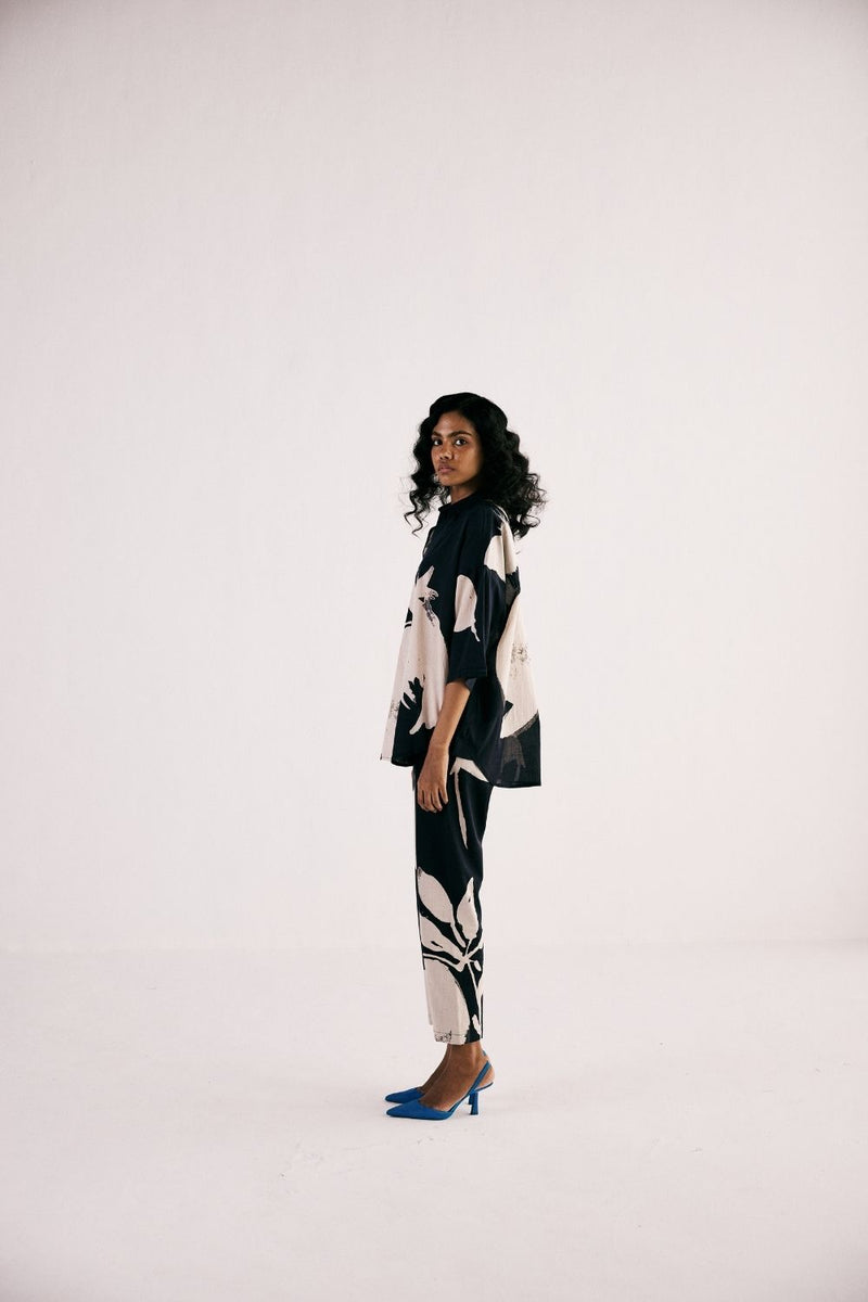 TREASURES OF BLISS CO ORD SET cotton by Khara Kapas in black for women in Singapore