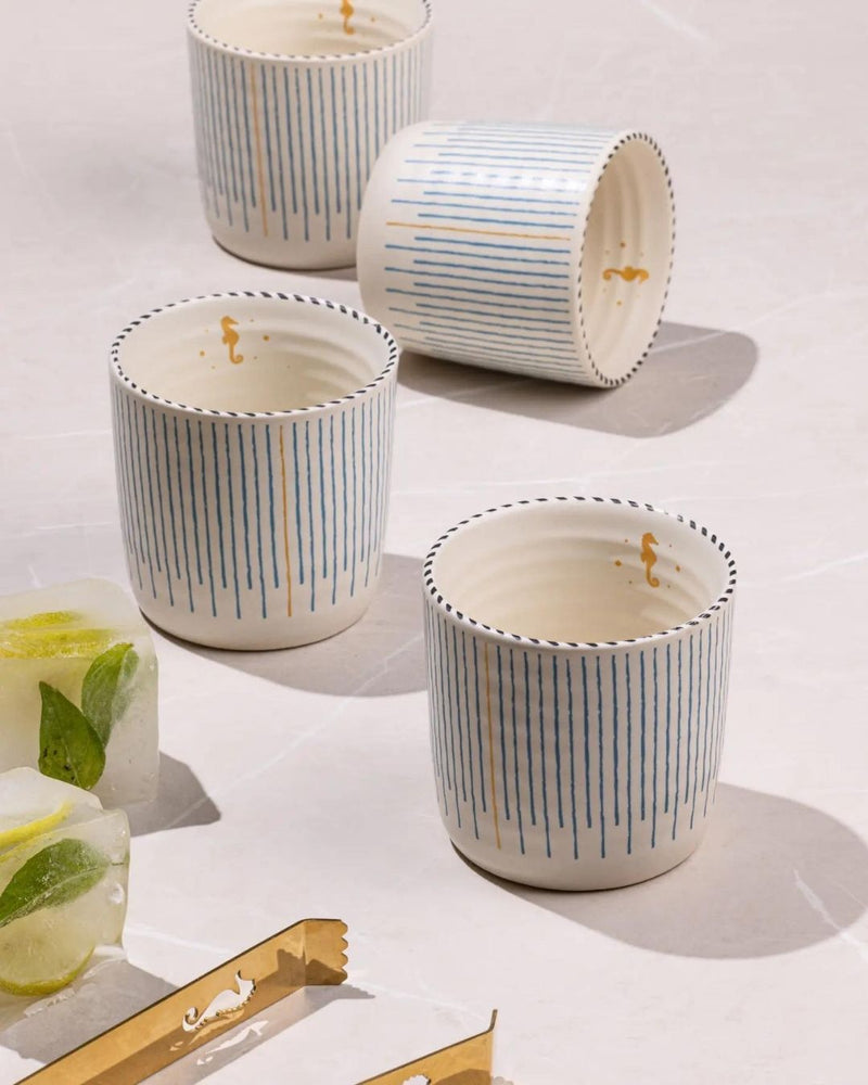 Mirissa Tumblers - set of 2 linen by Gado Living for in Singapore