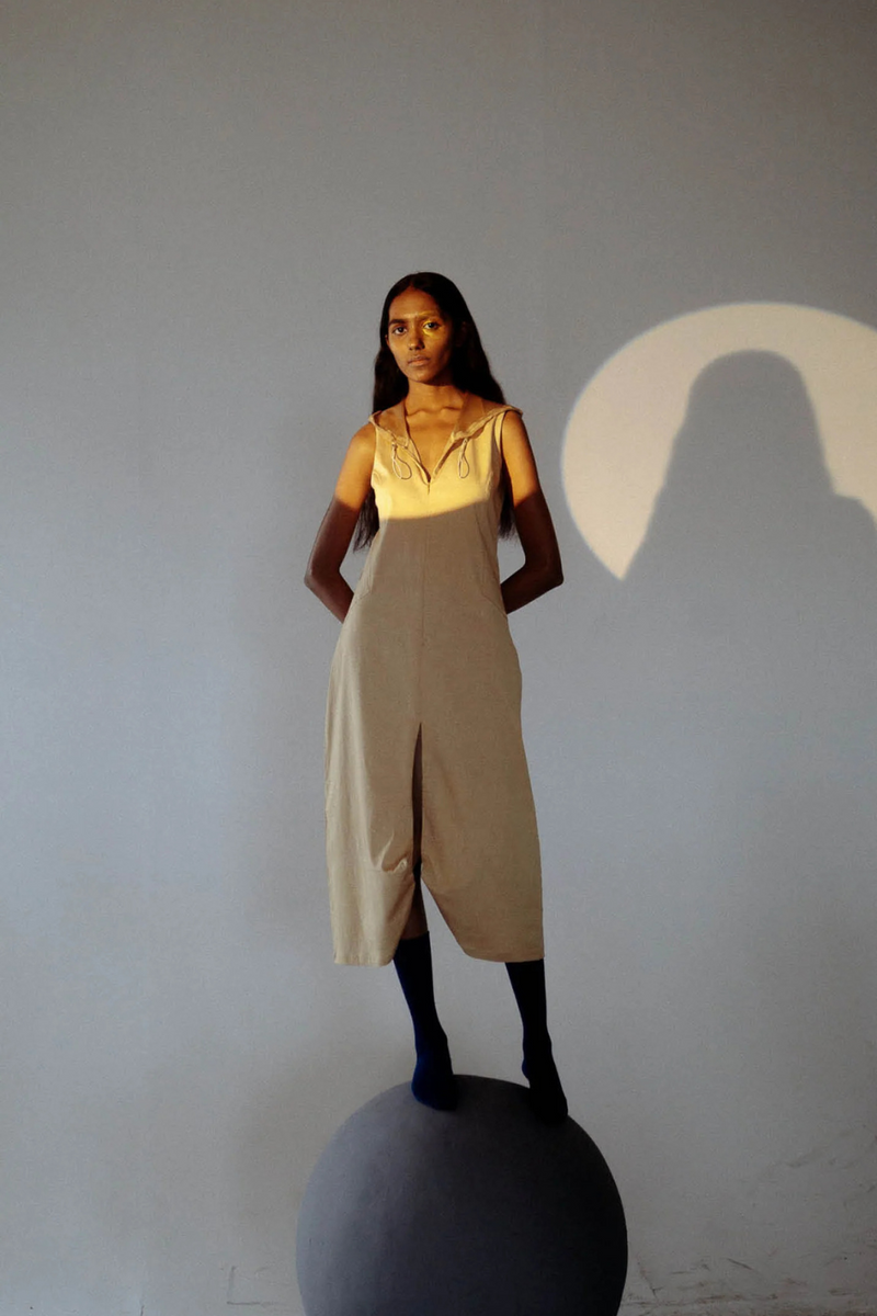 EKAM HOOD DRESS organza Buy EKAM HOOD DRESS from C&W | Dresses for Women by Ituvana in rust color for women in Singapore