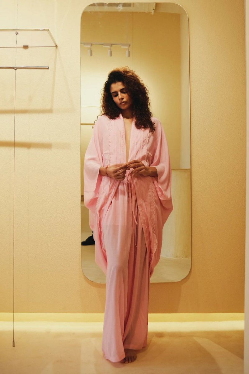 ALIPSA ROBE SET IN SILK silk Buy ALIPSA ROBE SET IN SILK from C&W | Co-Ord Sets for Women by Ituvana for women in Singapore