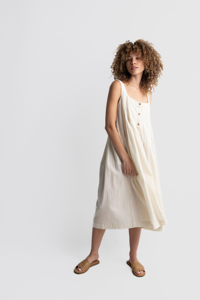 Romantic White Midi Dress Dresses,Short and Midi Dresses by World of Crow in white color for women in Singapore