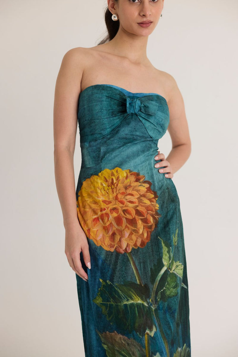 DILLY DALLY DRESS poplin by Yam in multi color for women in Singapore