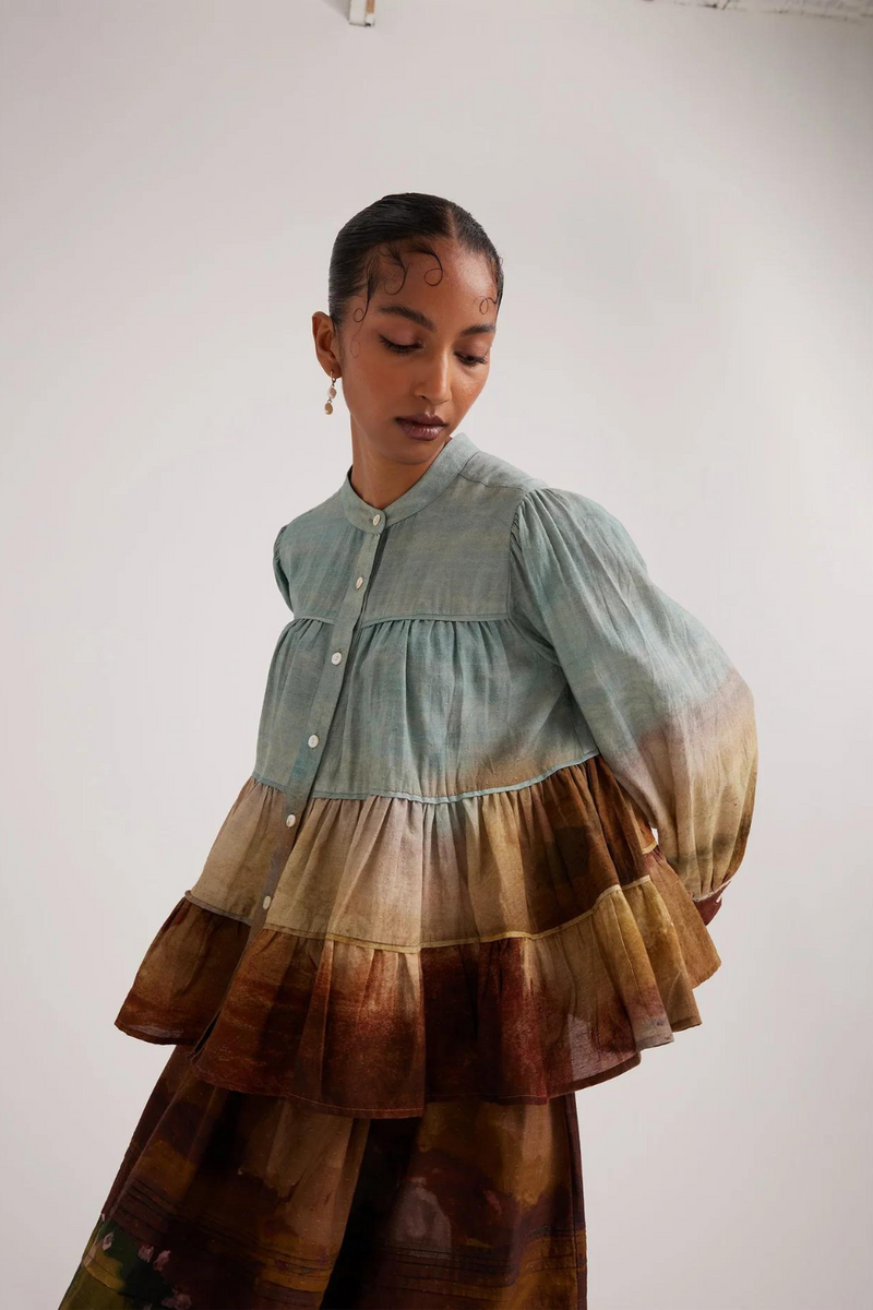 Tier Top-Blotch cotton by CORD for women in Singapore