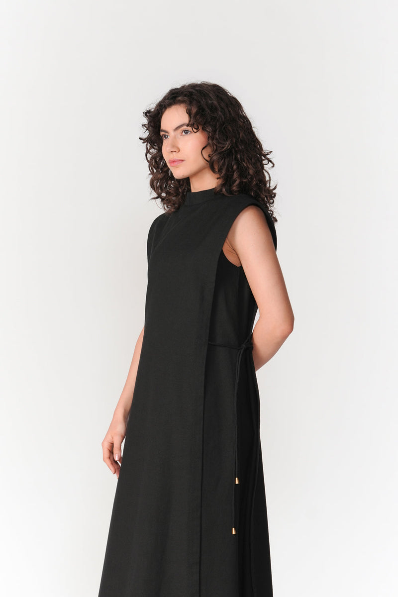Layered Dress dress by Turn Black in black for women in Singapore