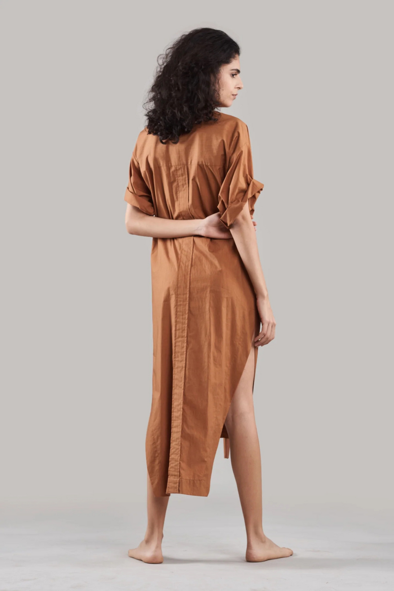 Rohati Shirt Dress poplin Buy Rohati Shirt Dress from C&W | Dresses for Women by Ituvana in black color for women in Singapore