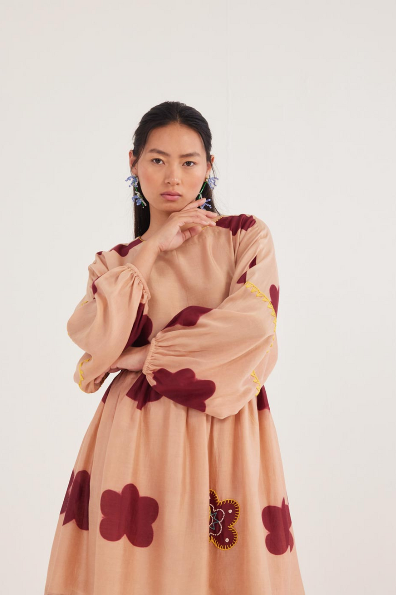 Nama Short Dress chanderi by JodiLife for women in Singapore
