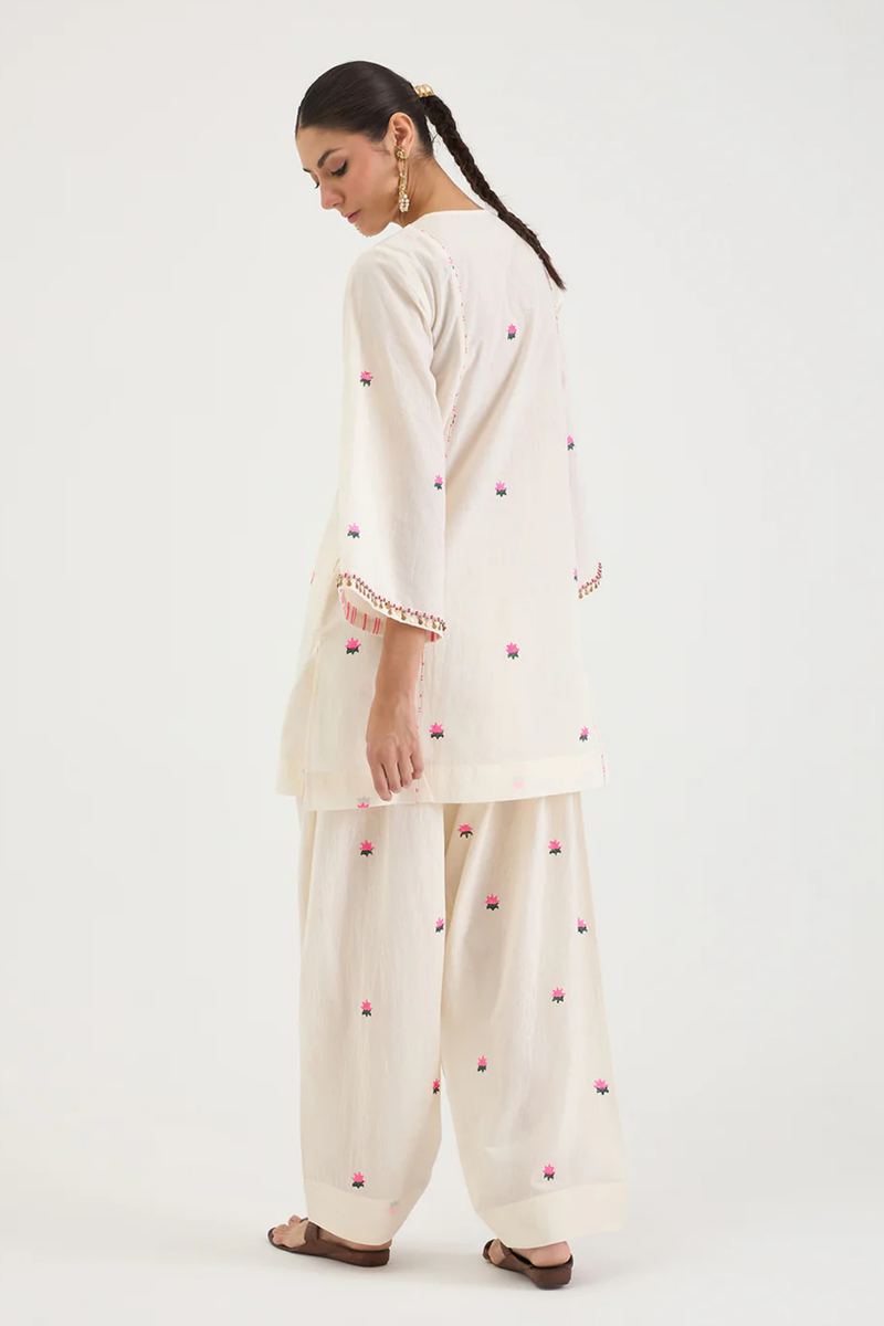 LOTUS SET 1 cotton by AAVIDI in white color for women in Singapore