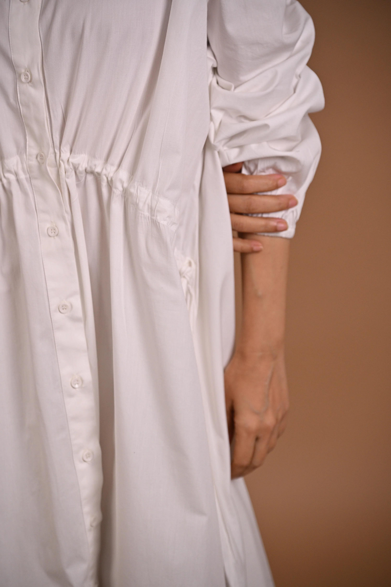 PLAIN JANE DRESS - WHITE