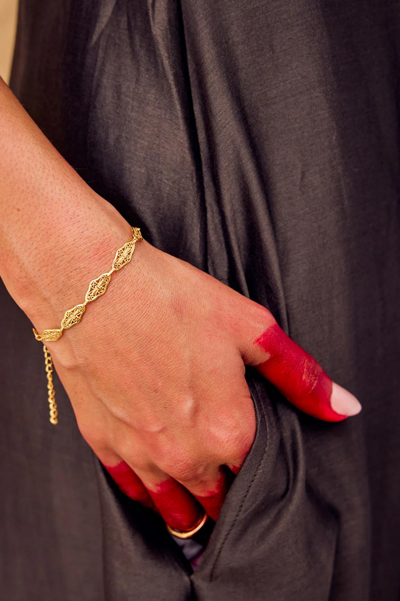 Shaam Jumpsuit chanderi by Khara Kapas in charcoal for women in Singapore