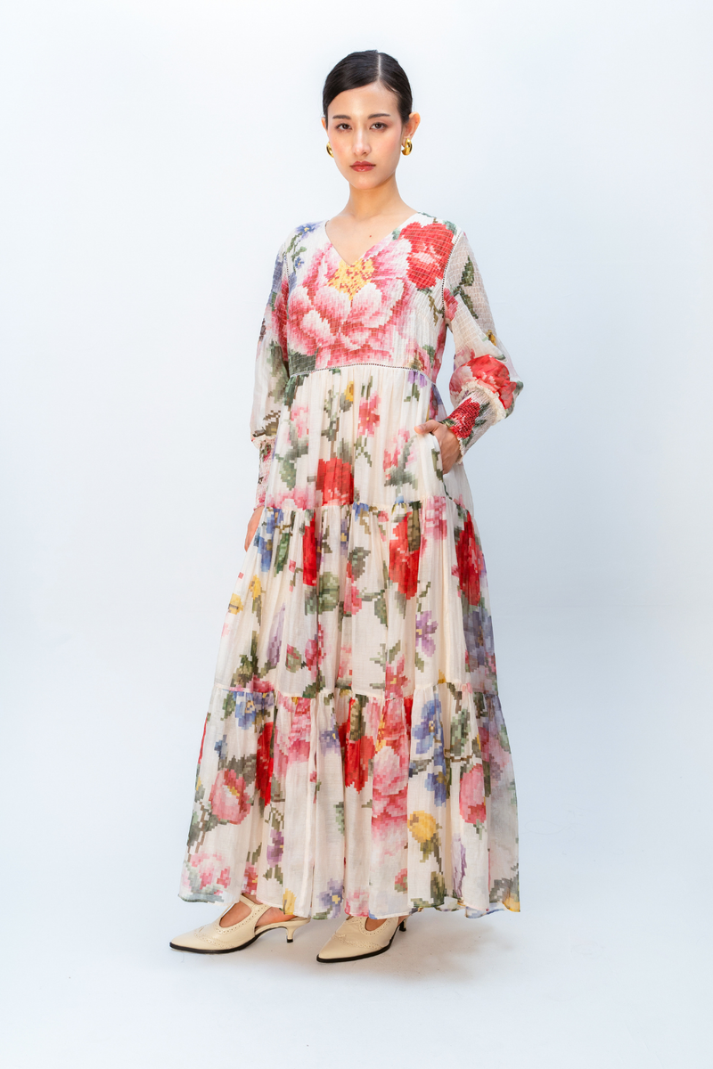 PINK SILENCE DRESS mul dress by Ode to Odd in multi for women in Singapore