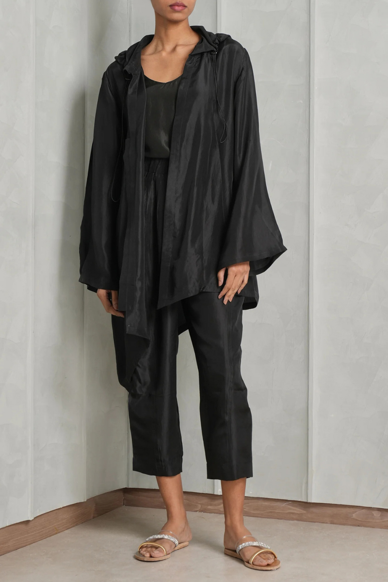INDRANI HOODED SET silk Buy INDRANI HOODED SET from C&W | Co-Ord Sets for Women by Ituvana for women in Singapore