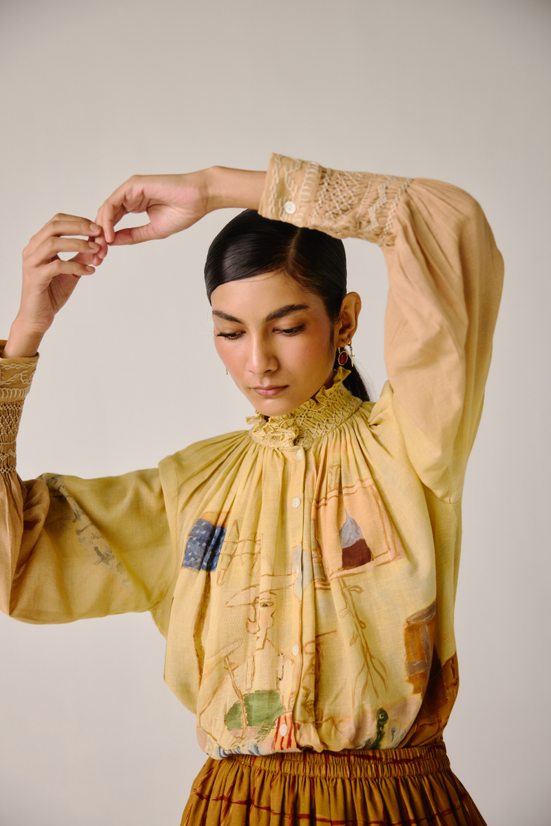 Farmer Top - Fisherman cotton by CORD for women in Singapore