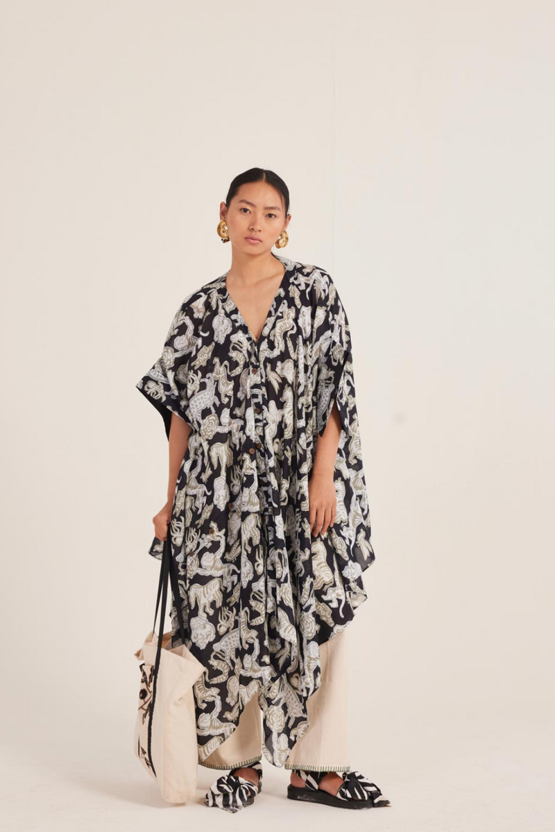 Ika Asymmetrical Dress muslin by JodiLife for women in Singapore