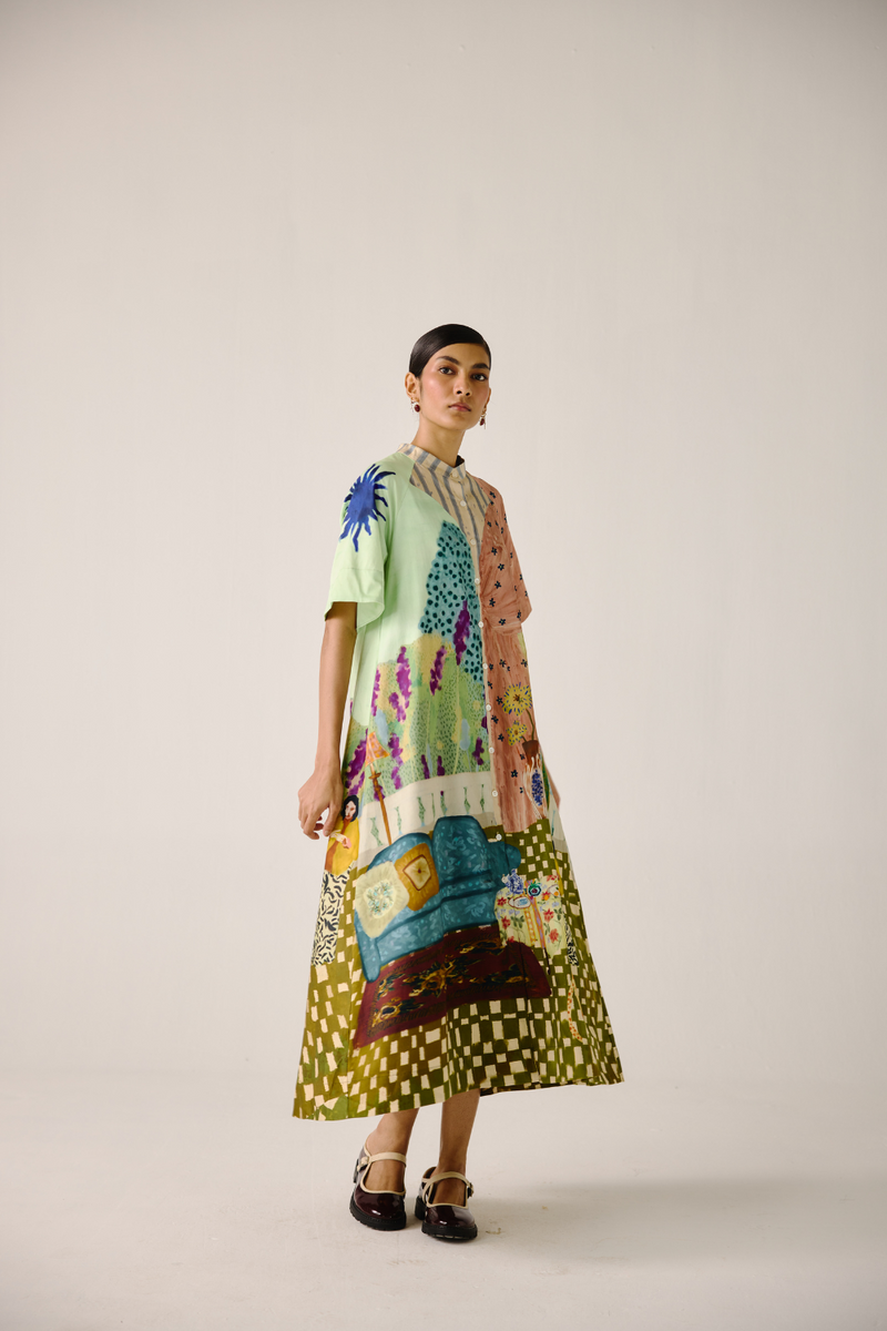 A-Line Long Dress - Alice cotton by CORD for women in Singapore