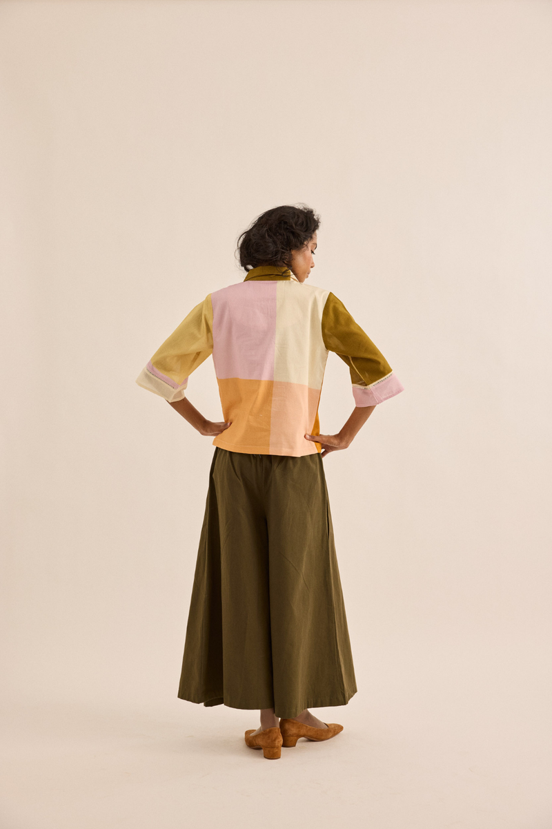 Monira Top mul top/shirt by Khara Kapas in multicolor for women in Singapore