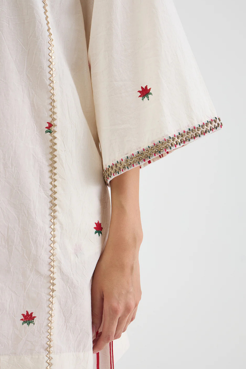 LOTUS SET 3 cotton by AAVIDI in white color for women in Singapore