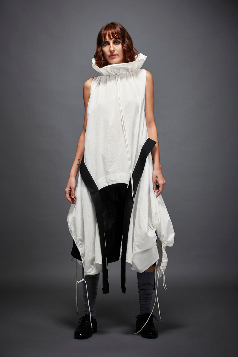 VENUS TOP cotton by Chola in white color for women in Singapore