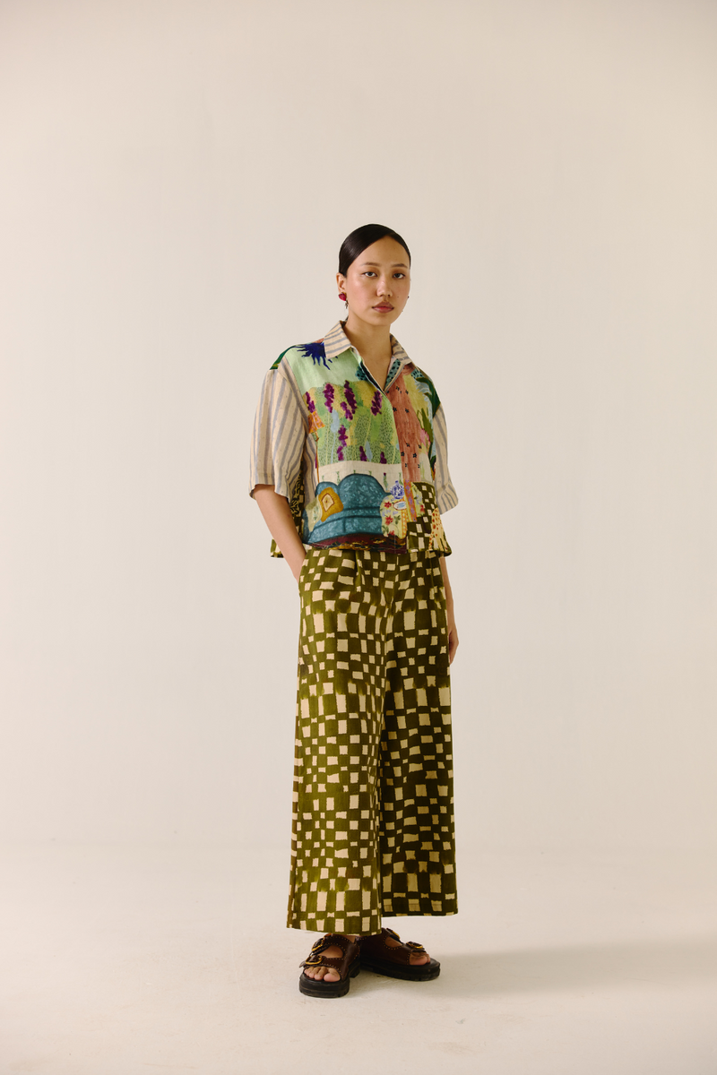 Ava Shirt - Alice linen by CORD for women in Singapore