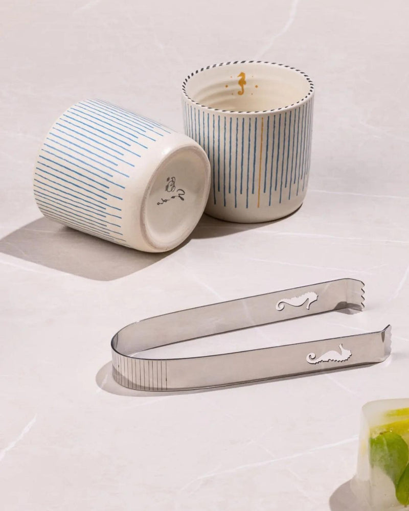 Mirissa Tumblers - set of 2 linen by Gado Living for in Singapore