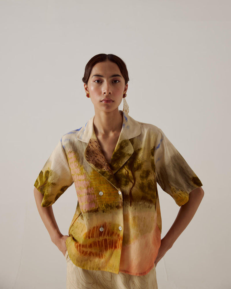 60's Shirt - Dale cotton by CORD in multi for women in Singapore