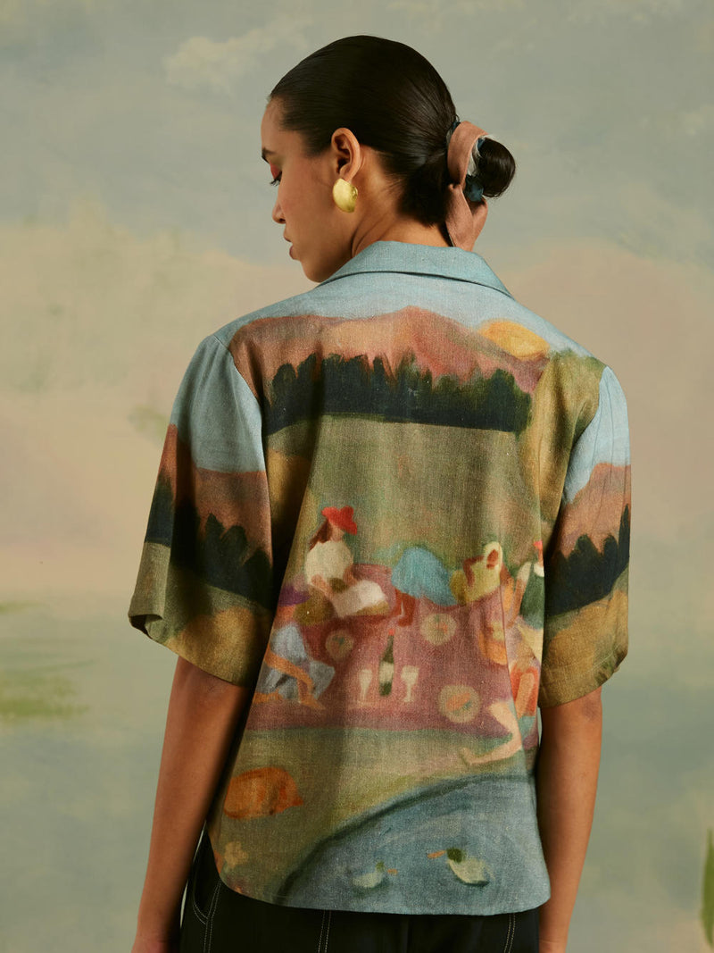 60s Shirt - Spring cotton Top & Tunics by CORD for women in Singapore