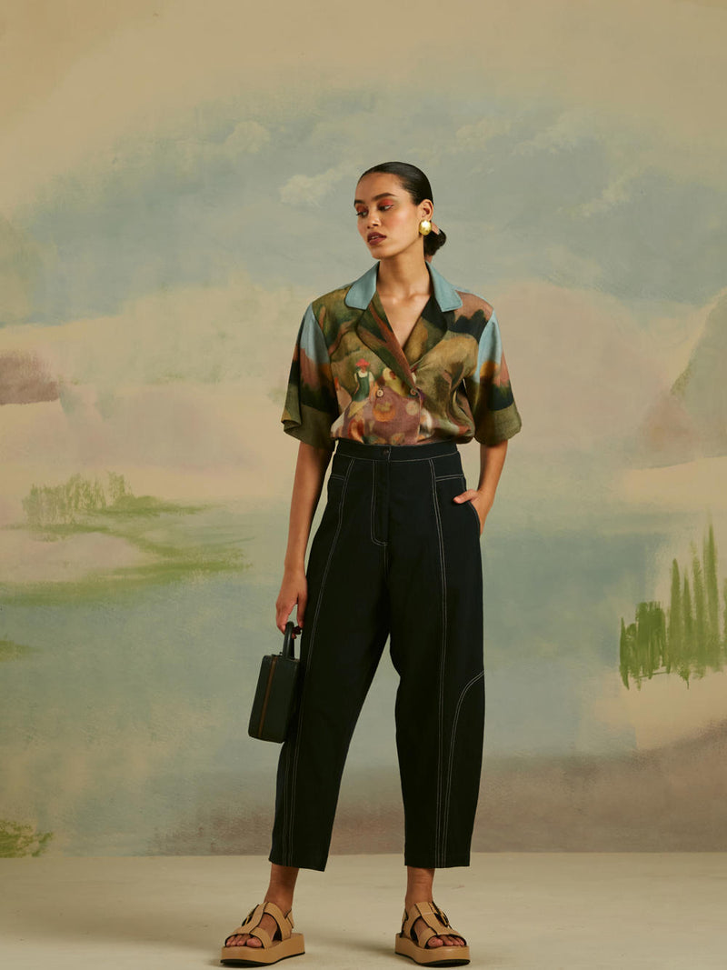 60s Shirt - Spring cotton Top & Tunics by CORD for women in Singapore