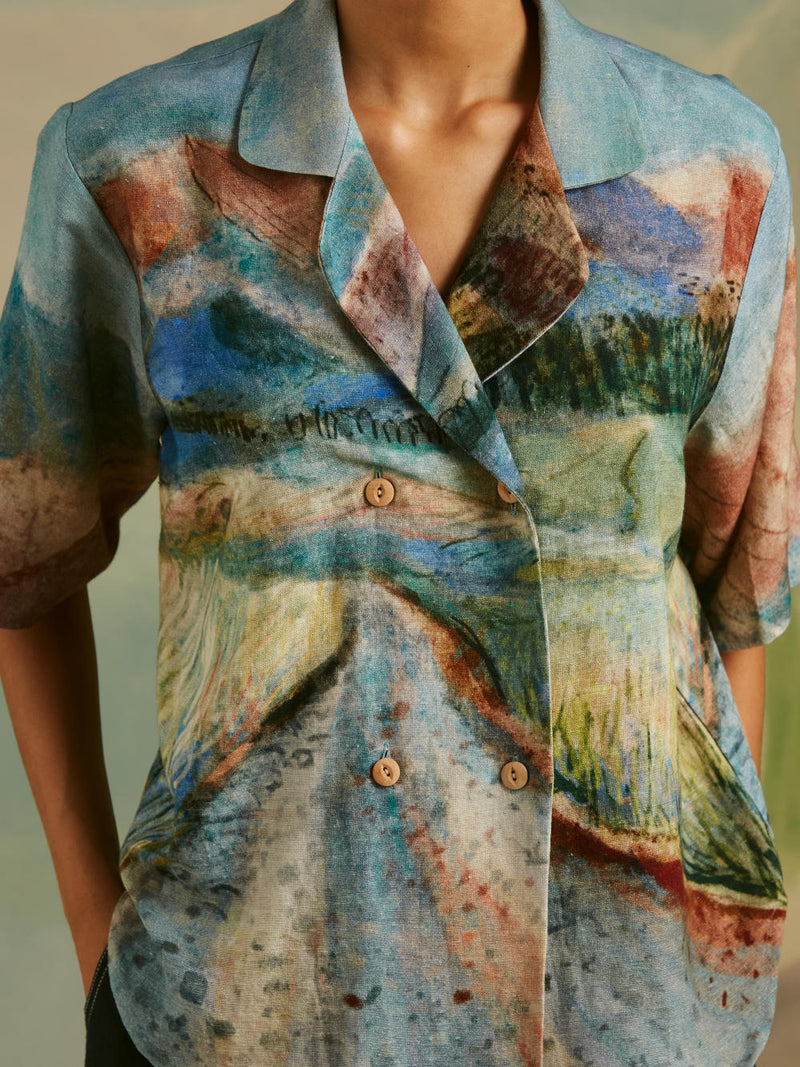 60's Shirt - Valley cotton Top & Tunics by CORD for women in Singapore