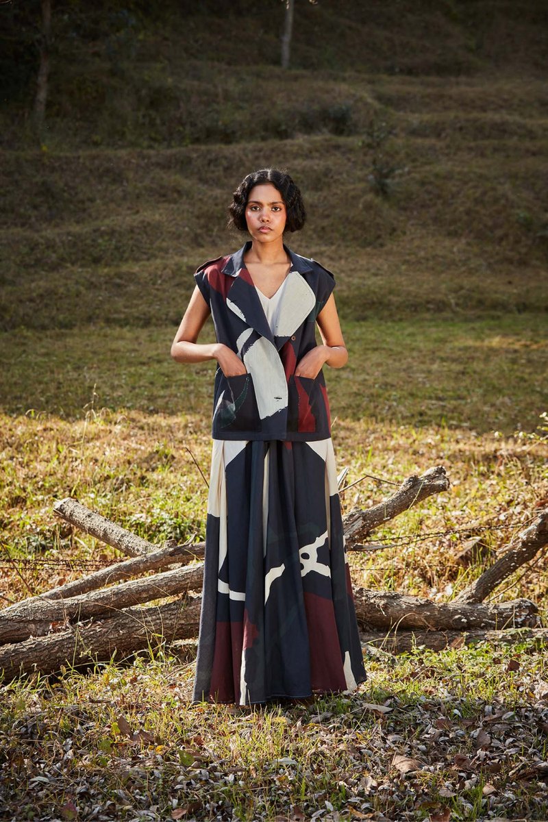 Wildberry Jacket poplin by Khara Kapas in multi for women in Singapore