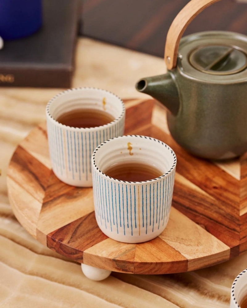 Mirissa Tumblers - set of 2 linen by Gado Living for in Singapore