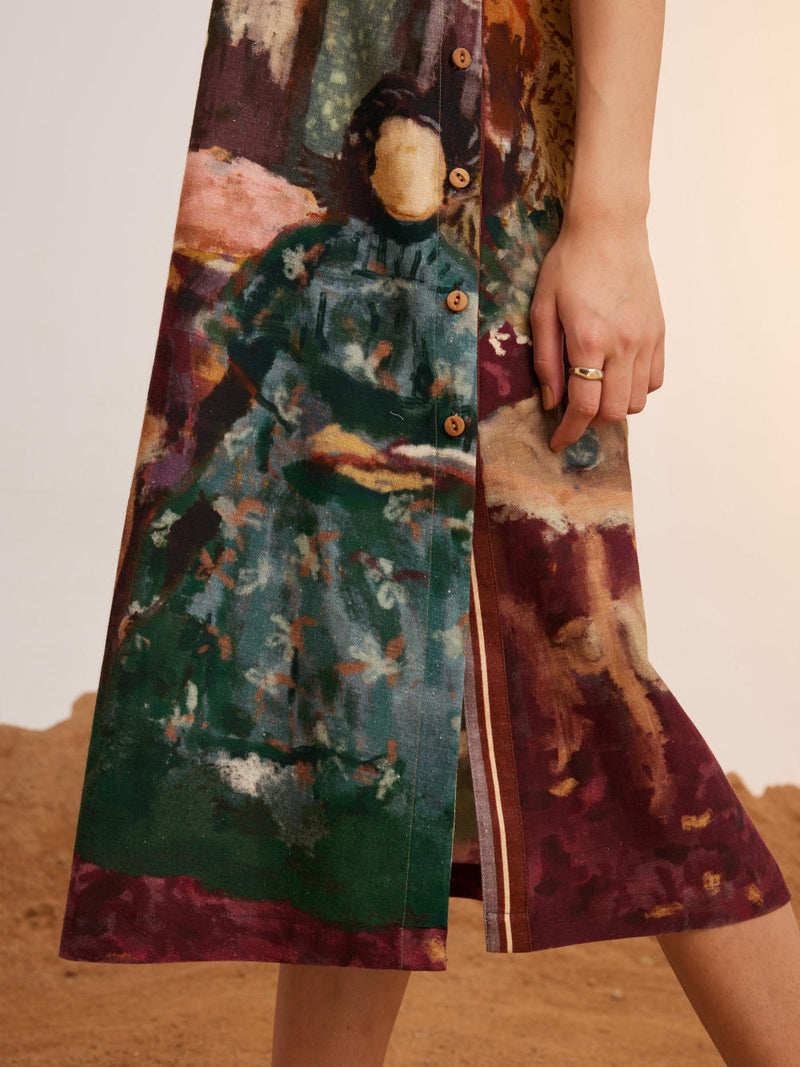 Zen Dress-High Tea rayon Dress by CORD for women in Singapore