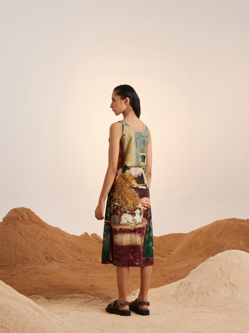 Zen Dress-High Tea rayon Dress by CORD for women in Singapore