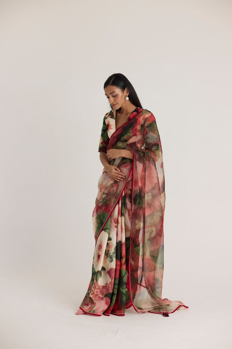SCARLETT BLOUSE mul by Yam in multi color for women in Singapore